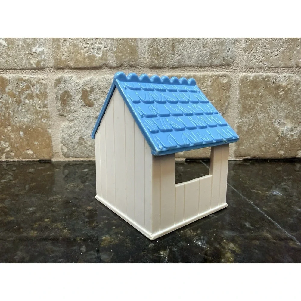 Fisher Price Loving Family Dream Dollhouse Dog House For Puppy‎ Doggie Food Dish